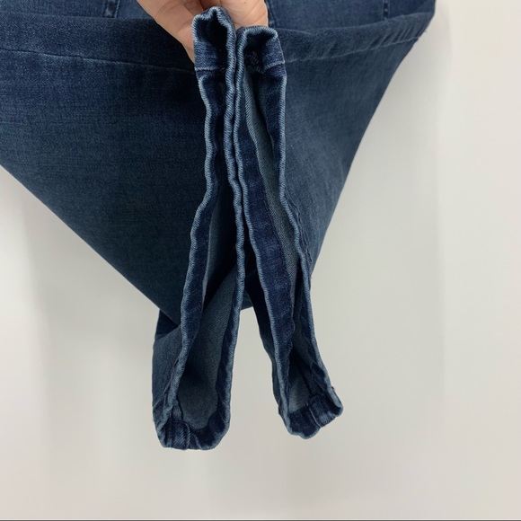 Calvin Klein Jeans City Short Dark Wash Blue Denim Bermuda Jean Shorts Size 6 - Picture 7 of 14